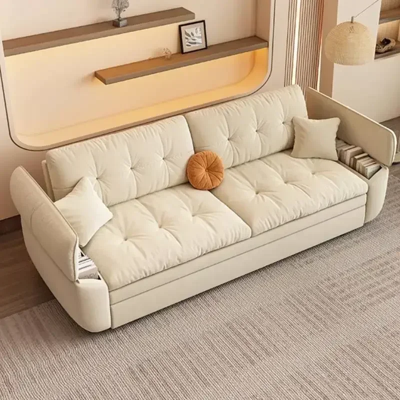 

Convertible Living Room Sofas Pull Out Puffs Folding Living Room Sofas Compression Lazy Muebles Para El Hogar Furniture Home