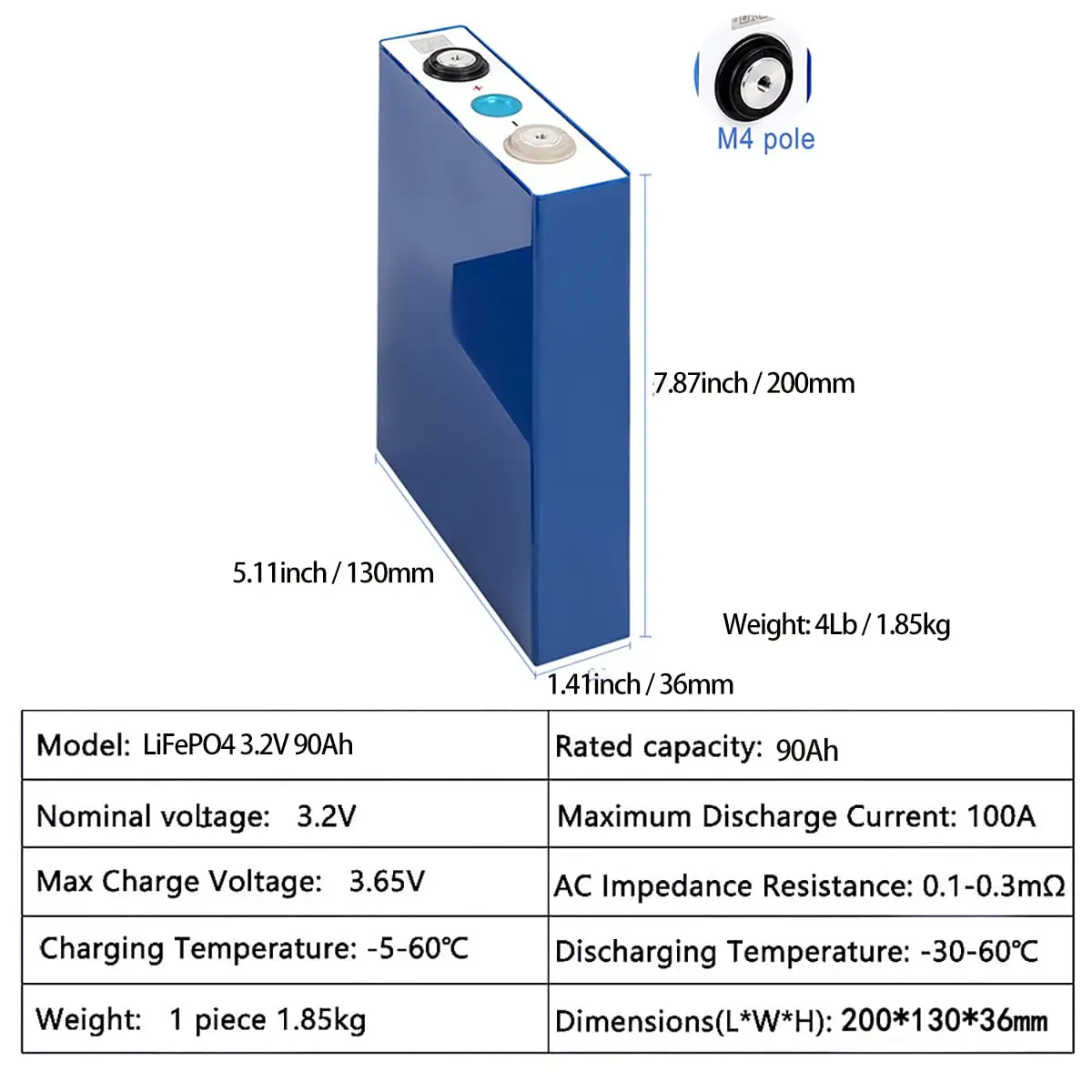 3.2v catl lithium ion batteries lf50k lf90k 105ah 200ah lf280k 300ah 302ah lifepo4 prismatic cell energy storage battery