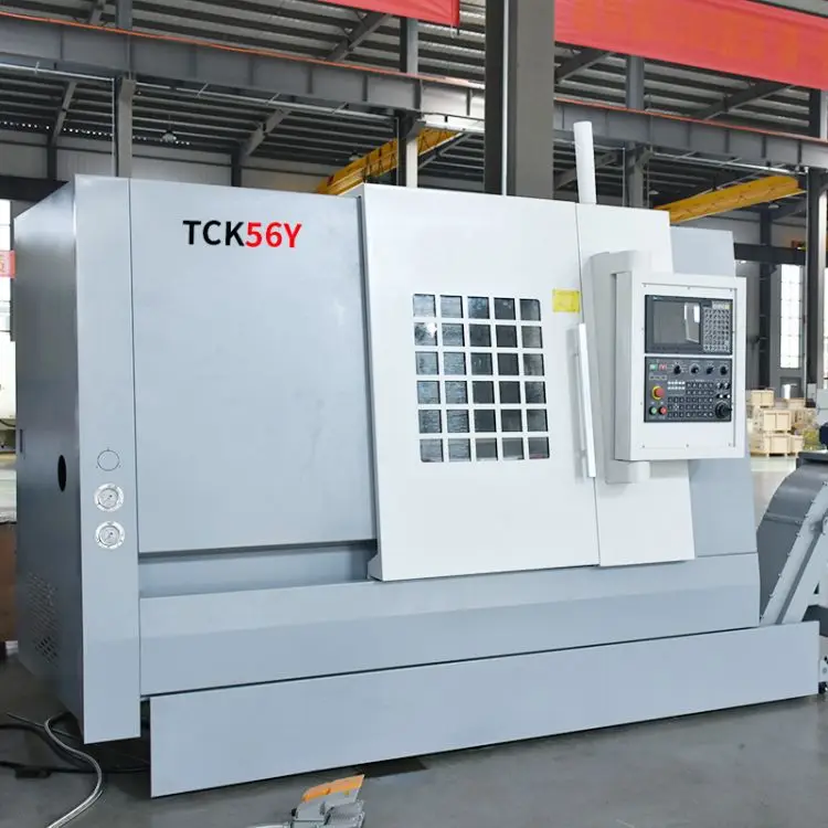 Dalian Swiss Type Fanuc Engine 450มม. มีเส้นผ่าศูนย์กลางในการหมุนหลายแกนหมุน mesin bubut CNC Hine Centre
