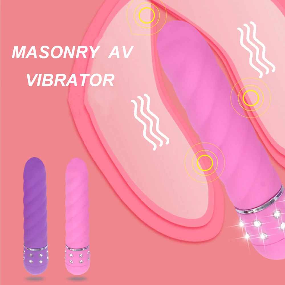 Mini vibrador potente para mujer, varita mágica AV, estimulador de clítoris, masturbador, consolador, juguetes eróticos para adultos