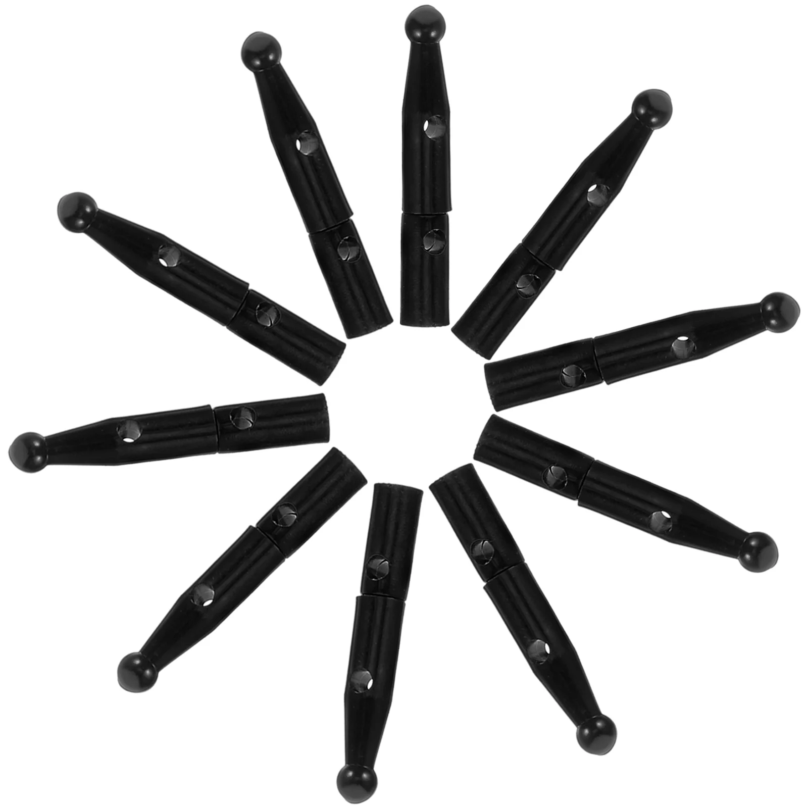 

10 Pcs Umbrella Bead Tail Drop Parts Folding Plastic Beads Repair Accessories Rain Replacement