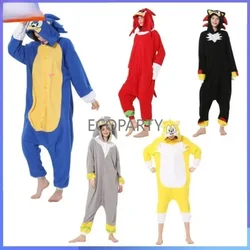 Men One-Piece Pajama Animal Kigurumi Onesie For Adults Women Full Body Pyjama Cartoon Cosplay Costume Plus Size 180-190cm