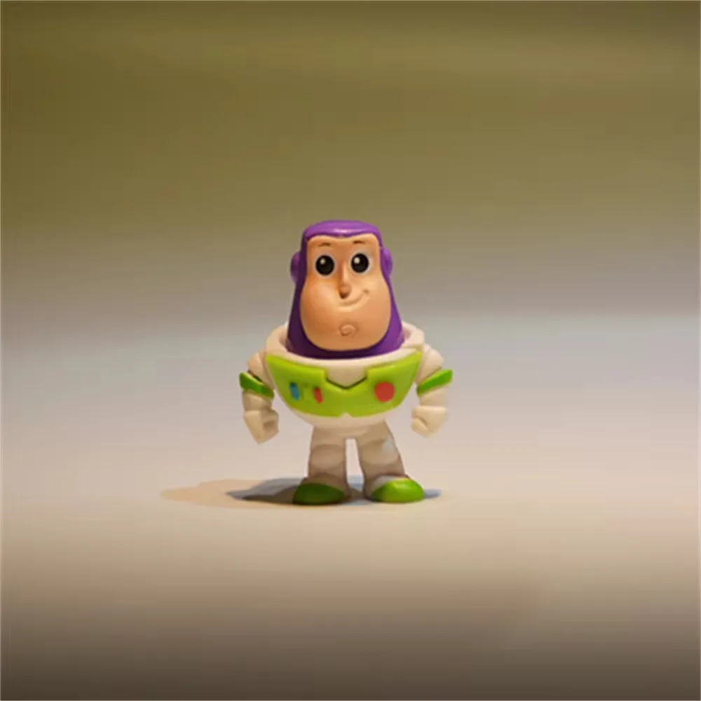 Mini-Disney Toy Story Buzz Lightyear Anime Desenhos Animados 3D Boneca Modelo Fivela De Sapato, Encantos Da Moda, Sandálias Acessórios