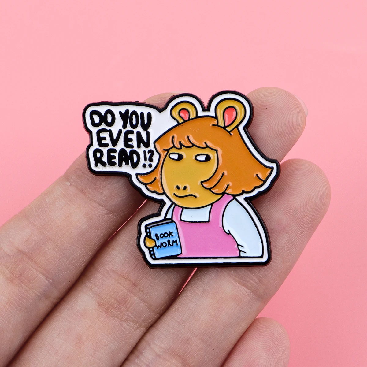 DO YOU EVEN READ? Enamel Pins Cartoon Brooches Badge Lapel Pin For Backpack Clothes Accessories Funny Jewelry Birthday Gifts