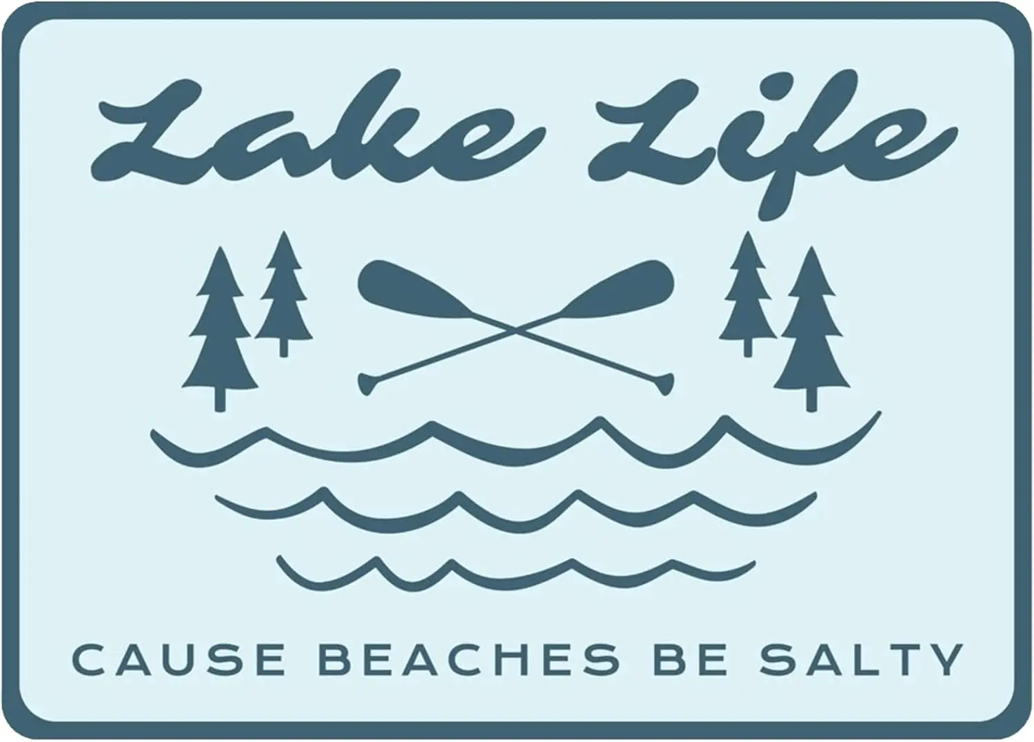 Lake Life Sign Lakehouse Wall Decor Lakehouse Gift Lake Lover Gift Summer Home Decor Paddle Signs Cabin Home Decor Quality Metal