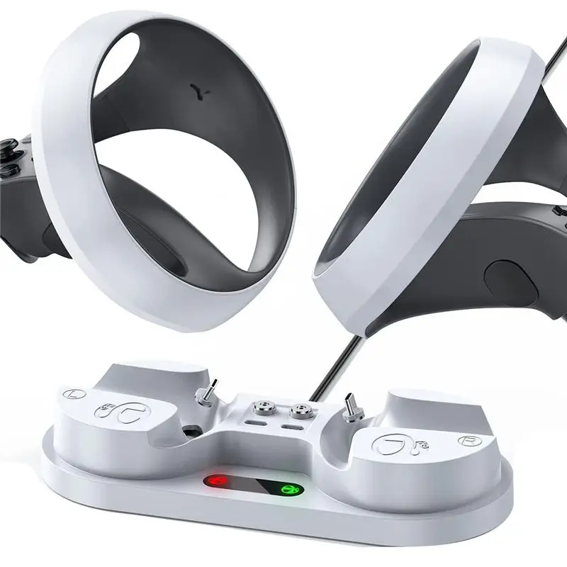 AABFK For PS VR2 Sense Controller Charging Stand VR Game Controller Charging Dock PS5 Game Controller Charging Stand