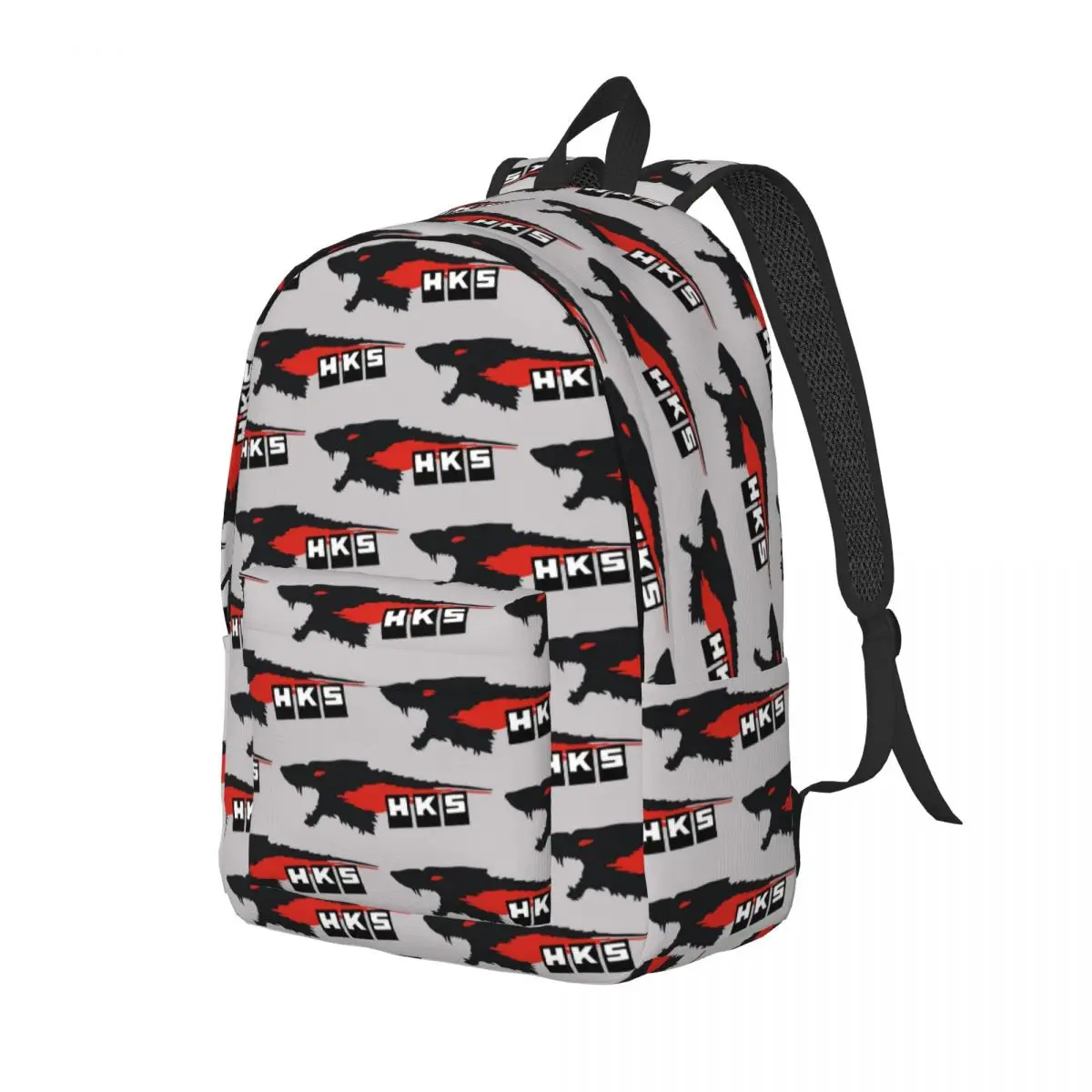 Custom H-HKSES Photographic Canvas Backpacks for Men Women College School Students Bookbag Fits 15 Inch Laptop Bags
