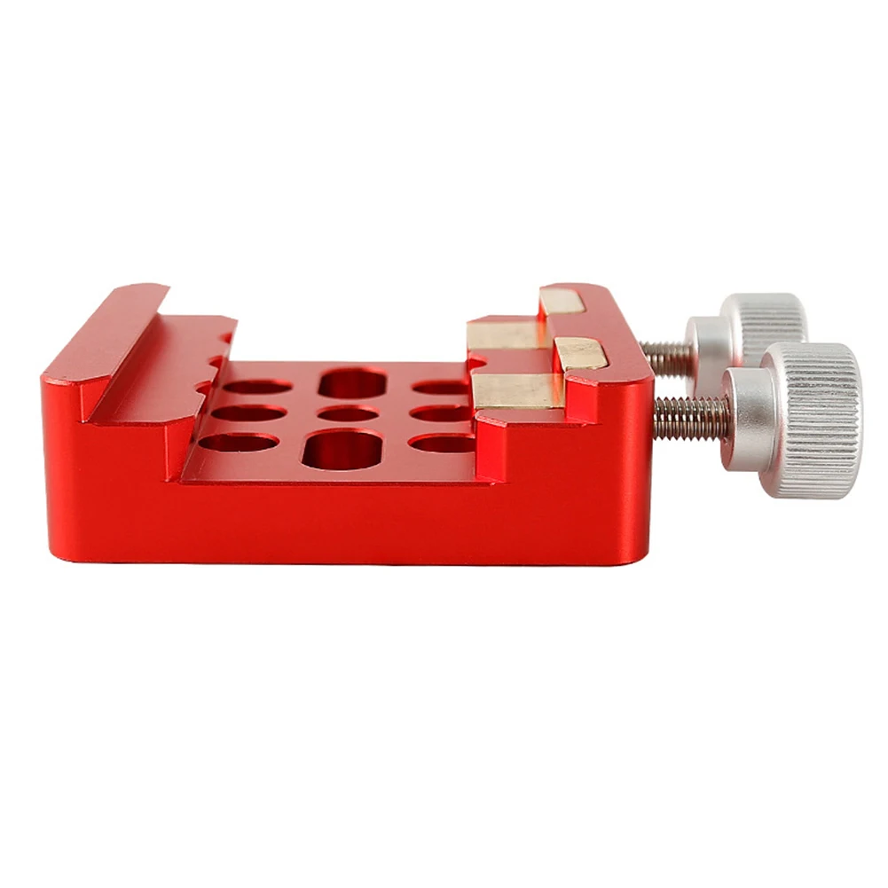 Equatorial Mount Telescope Dovetail Clamp Base for Secure Fixing on Large Gimbal Plates with Reinforced Double Bolt System