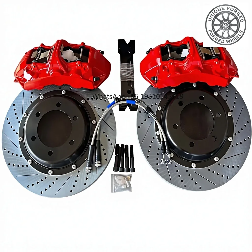 

26 Style High Performance GT-R V6 6 POT Aluminum Big Brake Caliper Kit 50% Braking Performance Improved OEM Tested Universal Fit