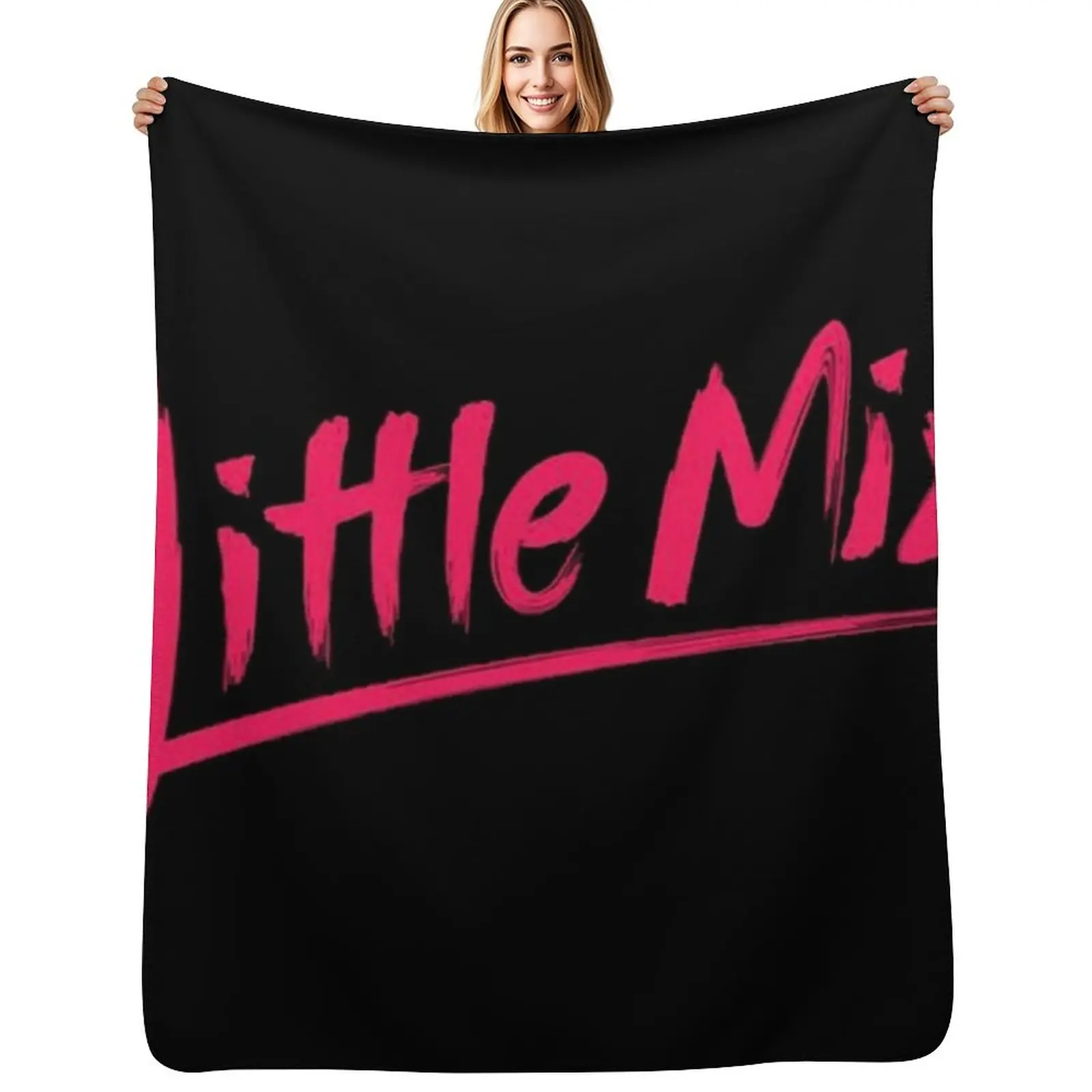 little mix girls band little whitney houston whitney ho Throw Blanket Multi Use Warm Blanket for Living Room Bedroom