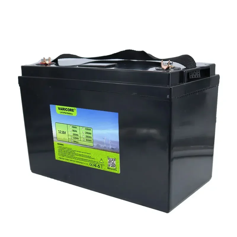 VariCore 12.8V 180AH LiFePO4 Battery 12V 4s LED display Lithium Batteries For Campers Golf Cart Off-Road Solar 14.6V Charger