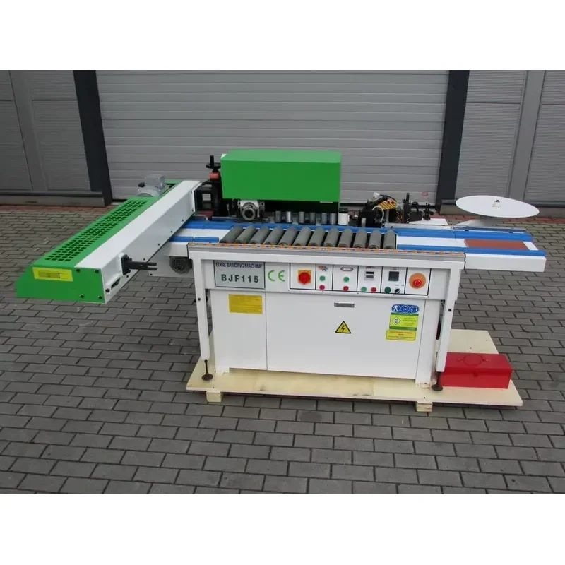 for BJF115 Semi Automatic Edge Banding Machine Compact Woodworking PVC Tape Gluing Trimming Cutter Tool Furniture Repair