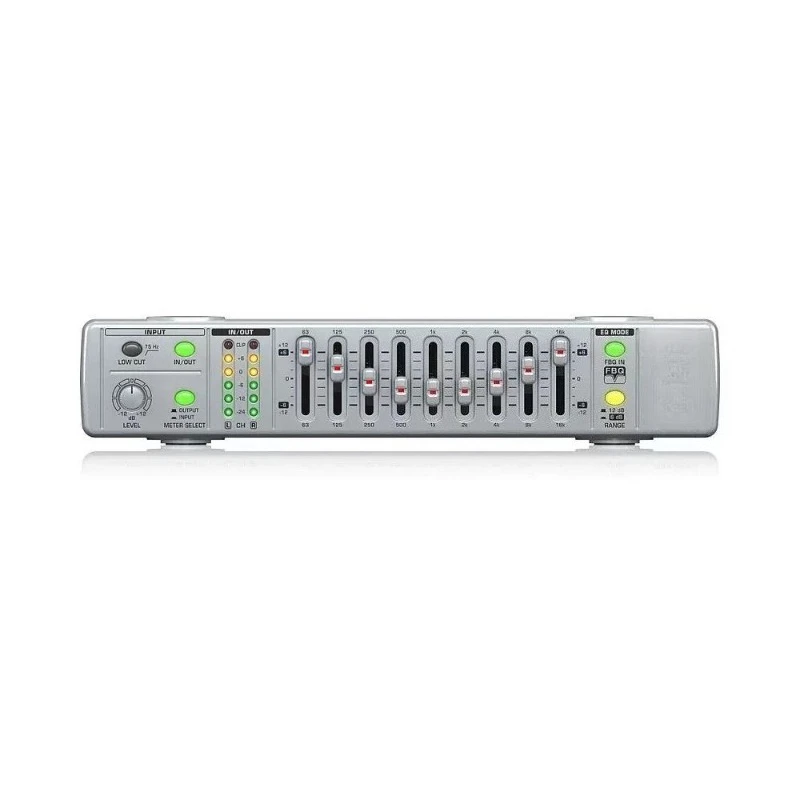 Graphic Equalizer 9 Band Audio Processor Anti Feedback Sound Controller For Stage Audio System