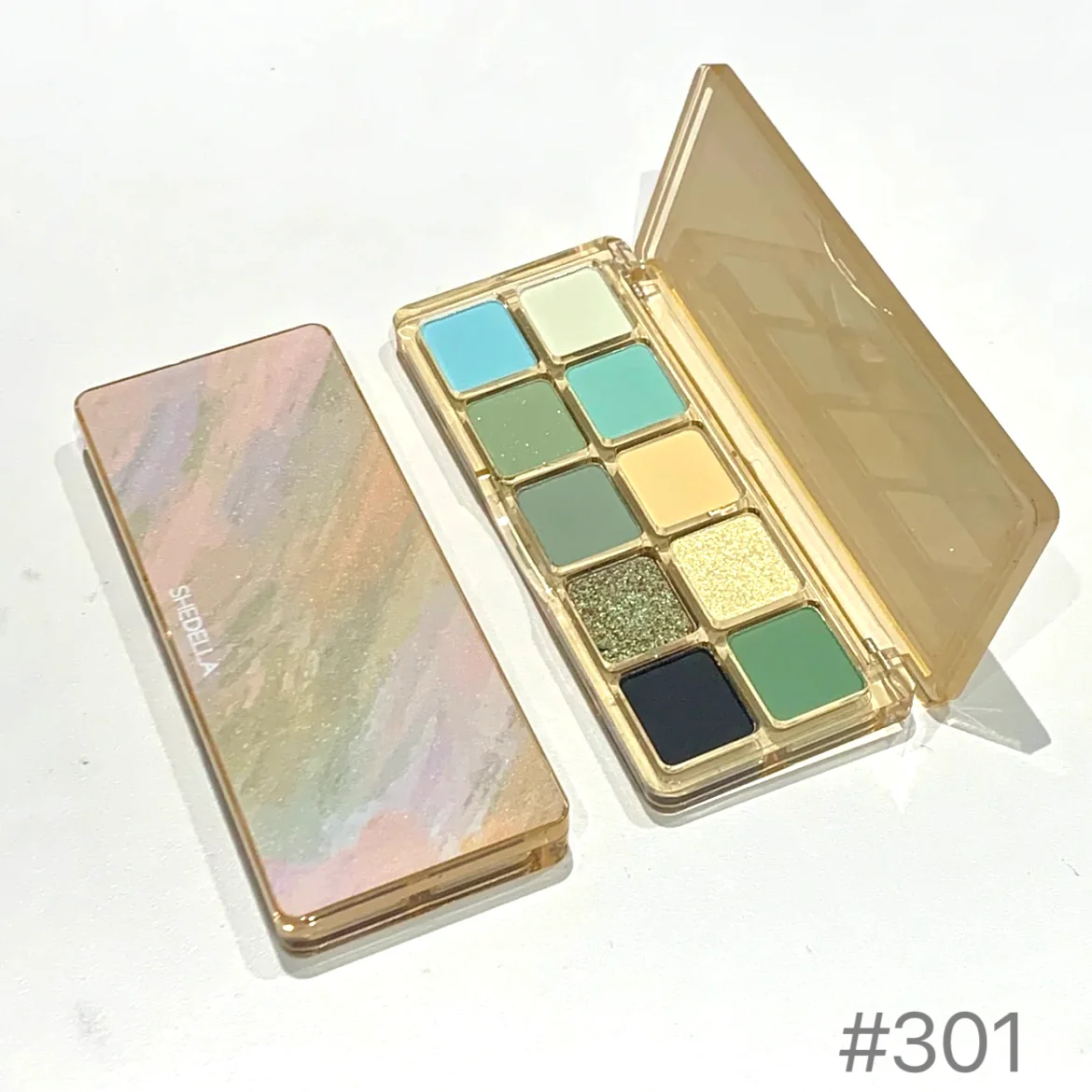Shedella 10 Color Dream Eyeshadow Plate Macaron Colorful Matte Powder Eye Shadow Disk Sequins Makeup