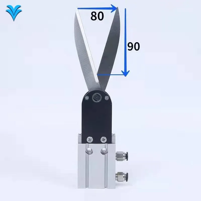 

Pneumatic Scissors High Speed Automatic Ear Scissor Double Action Special Shears for Mask Machine HS-P80 80*90