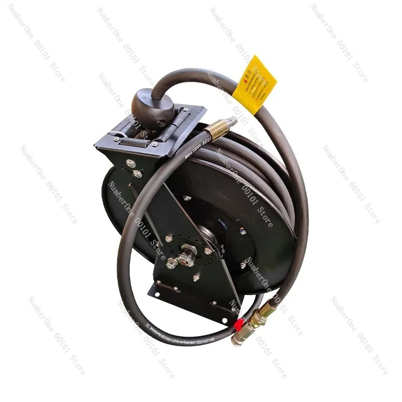 Automatic Retractable Air Hose Reel PU Braided Pipe Telescopic Winding Drum for Car Wash Beauty Salon Compressor Tool