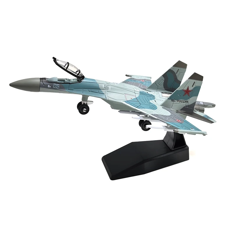 SU-57S Kampfjet 1/72 Plastik-Bausatz Militärflugzeugmodell Heimdekoration Sammlerstück Kreatives Geschenk (Inklusive Standfuß) – Detail 16
