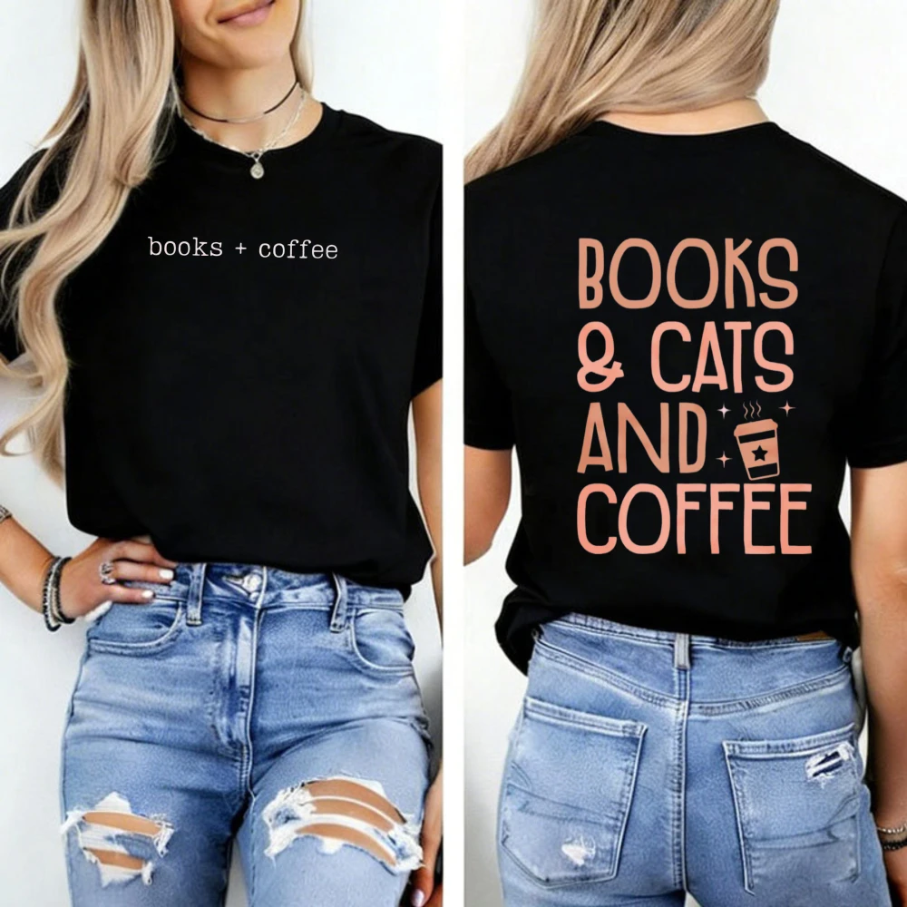 Women Double Sided Print T-Shirt Skull's Bay Sea Dragon Tavern Graphic Tee Vintage Sea Monster Pirate Ship Casual Bookish Tops