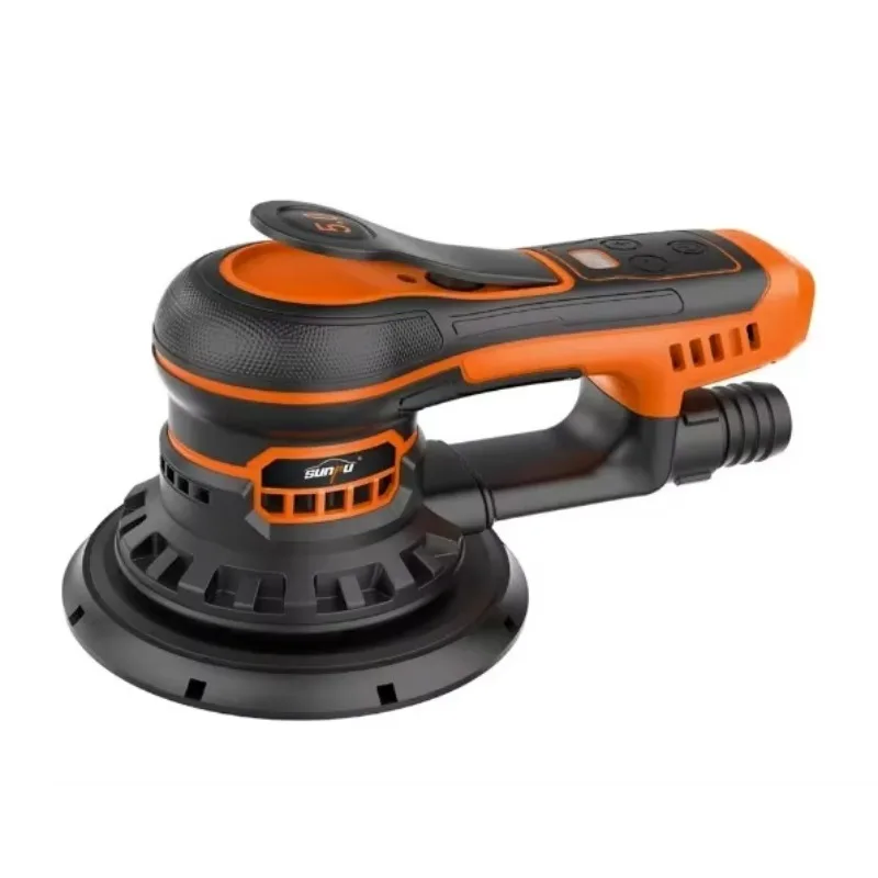SP-ES8002 5 Inch Electric Random Orbital Sander Dust-Free Polishing Drywall Wood Car Polishers Portable Dry Grinding 400W