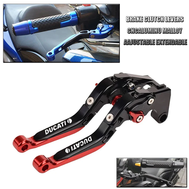 Accessori Moto per DUCATI MONSTER 696 796 695 620 400: Leve Freno e Frizione e Manopole Manubrio
