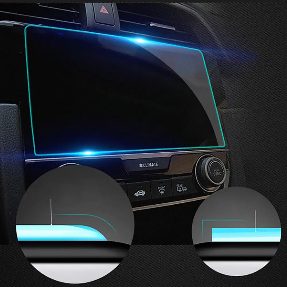 Tempered Glass Screen Protector Film for 7 Inch Car GPS Navigator Center Control