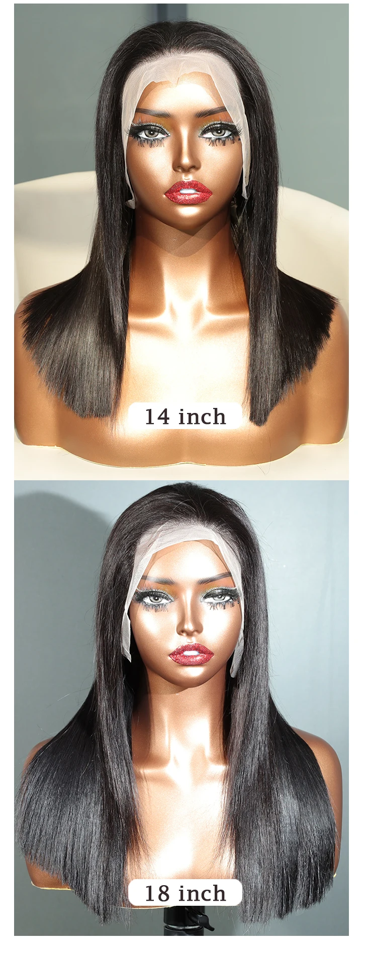 15A 300 250% High Density 13x6 13x4 Lace Frontal Bob Perücken aus vietnamesischem Rohhaar, Super Double Drawn, 100% Echthaarperücke, 10 12 14 16 Zoll – Detail 6
