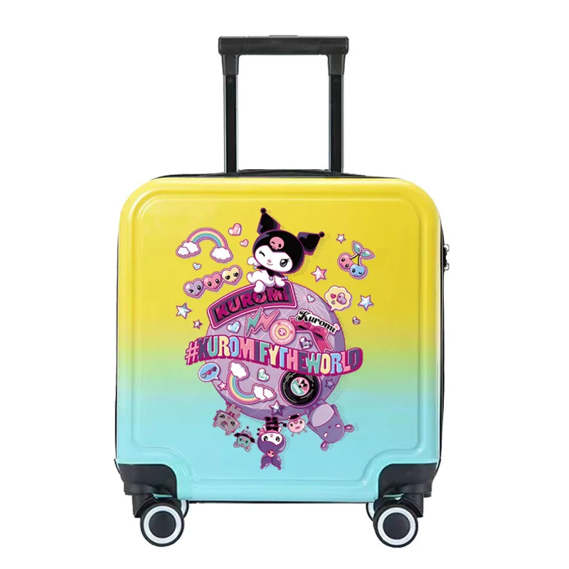 마이멜로디 어린이 여행가방 트롤리 케이스 레저 쿠로미 어린이 트롤리 책가방 귀여운 만화 여행 대용량
