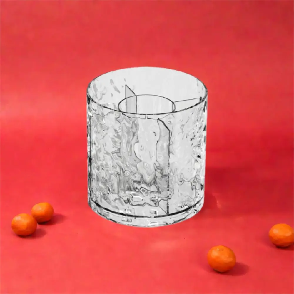 Portalápices de plástico, cilindro giratorio creativo para brochas de maquillaje, gran capacidad, caja de almacenamiento de cosméticos multifunción para dormitorio