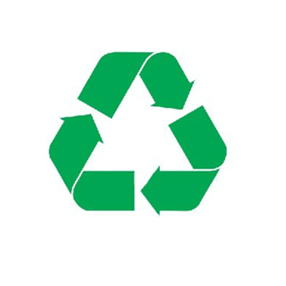 

RECYCLE LOGO Sticker Green Environmental Protection Label Sticker, Recyclable Logo Reflective Sticker