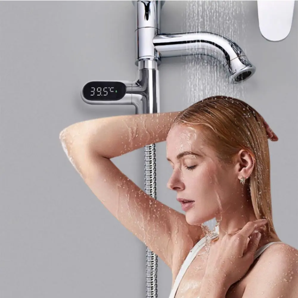 

Светодиодный дисплей, измеритель температуры гидромассажной ванны, мониторинг гидромассажной ванны, смесители для душа, термометр 0-100 ℃ Измеритель температуры купания из АБС-пластика