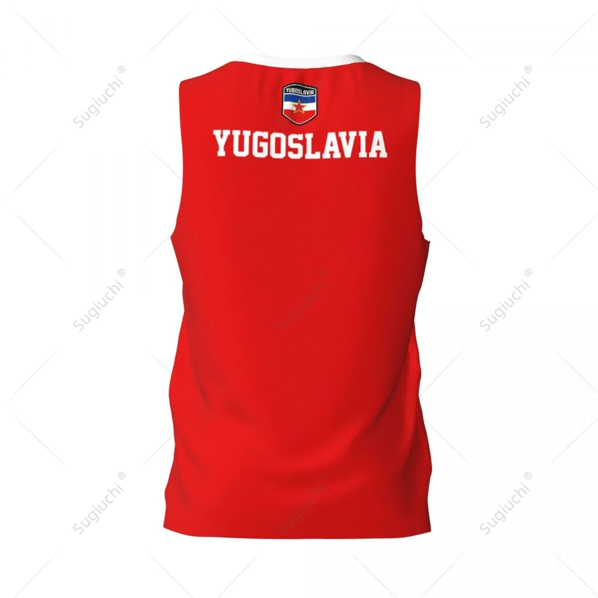 Yugoslavia Flag Men Basketball Sports Jersey Running Fitness Multifunction Sleeveless tshirt Exclusive Custom Name Nunber