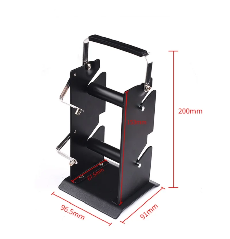 

2 Layers Tin Solder Wire Rack Line Frame Line Seat All Metal Double Tin Wire Stand Welding Wire Frame Bracket Hand Tool Sets