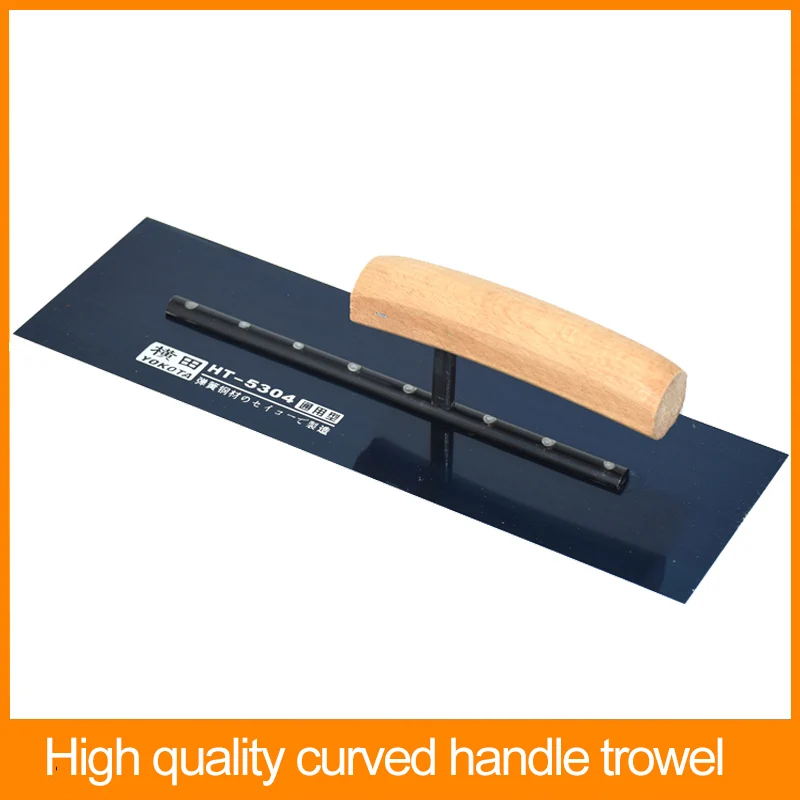 Curved Handle Trowel, Putty Scraper, Wall Plastering Knife, External Wall Insulation Floor Paint Tool, Finishing Knife