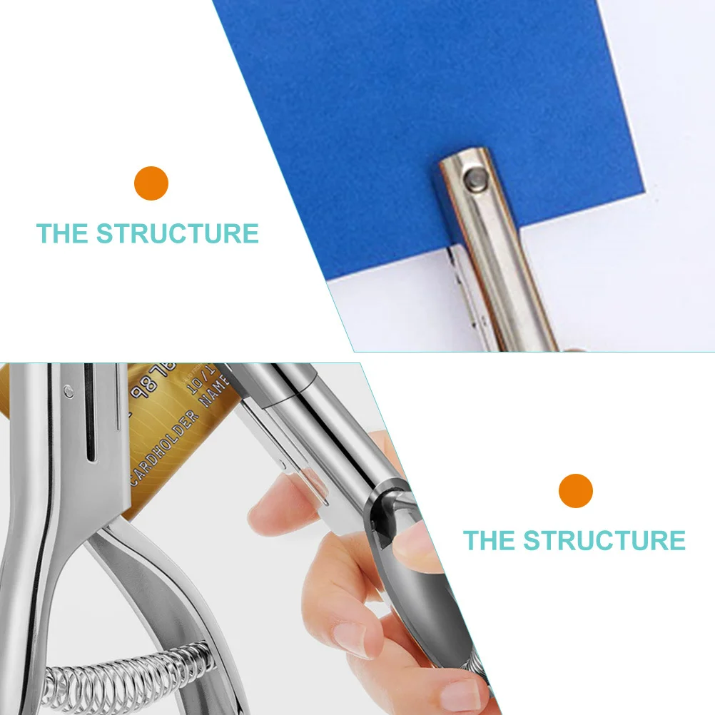 

Heavy Duty Paper Punch 3mm Diameter Zinc Alloy Hole Punch Circle Puncher Durable Scrapbook Paper Puncher Crafting Accessory