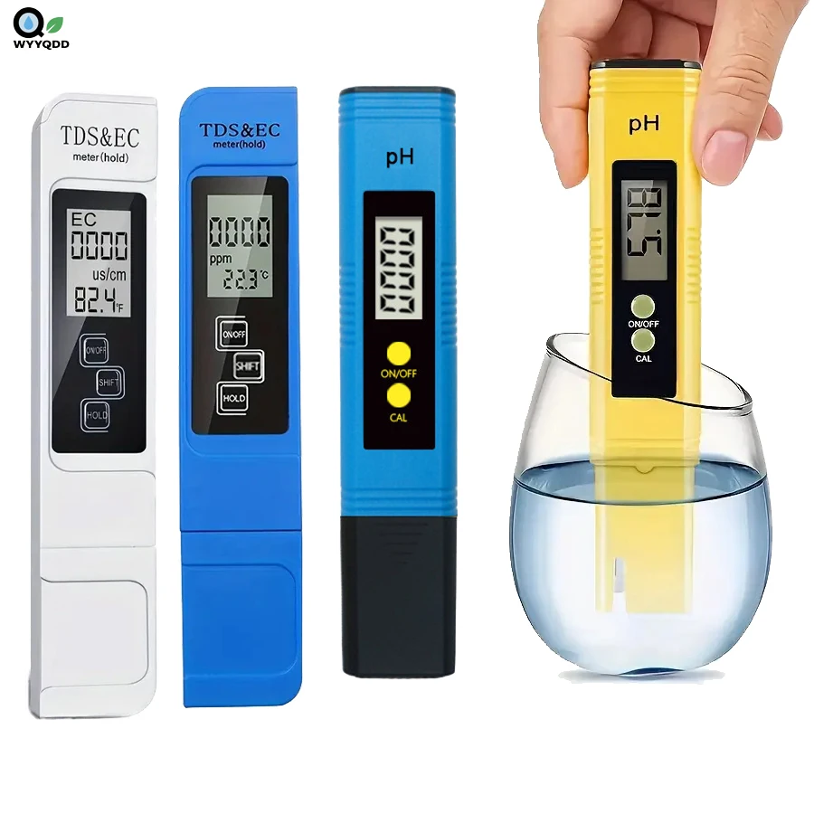 

PH Meter, TDS Meter Combo,Pool Water Test Kit Temperature Measurement for Drinking Water Purity,Digital Display