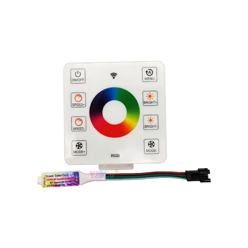 

86 sty WS2811 RGB IC light tape 2048 pixels Panel Remote Controller Running Water Flowing Horse Race LED Strip Dimmer 5V 12V 24V