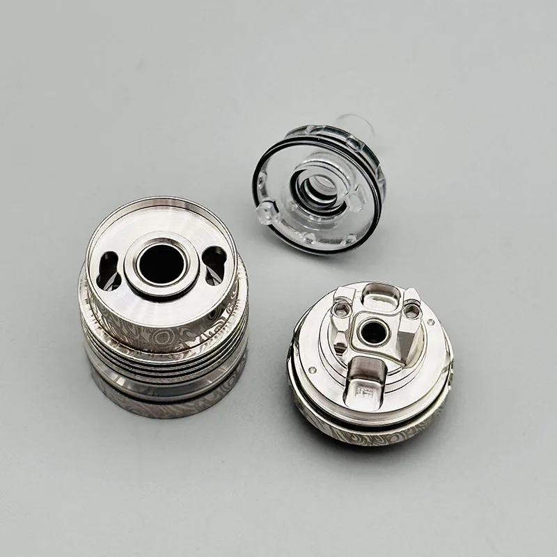 DSX Monarchy OST المدرسة القديمة F-Dama MTL RTA Is Atomizer 316SS 22mm أعلى ملء ملف واحد مع 4 قطع دبابيس الهواء 1.0، 1.2، 1.5، 1.8 مم