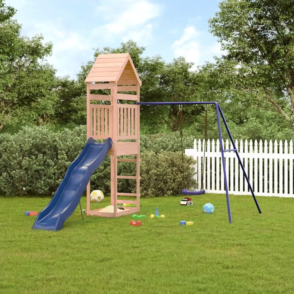 Solid Wood Douglas Outdoor Playset for Kids - Durable & Fun Garden Adventure Equipment