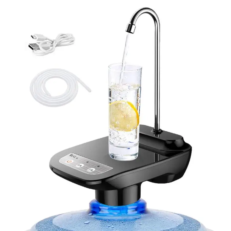 

Electric Water Gallon Pump Automatic Water Bottle Dispenser Rechargeable Water Pump Dispenser With Stand Desktop Water Dispenser