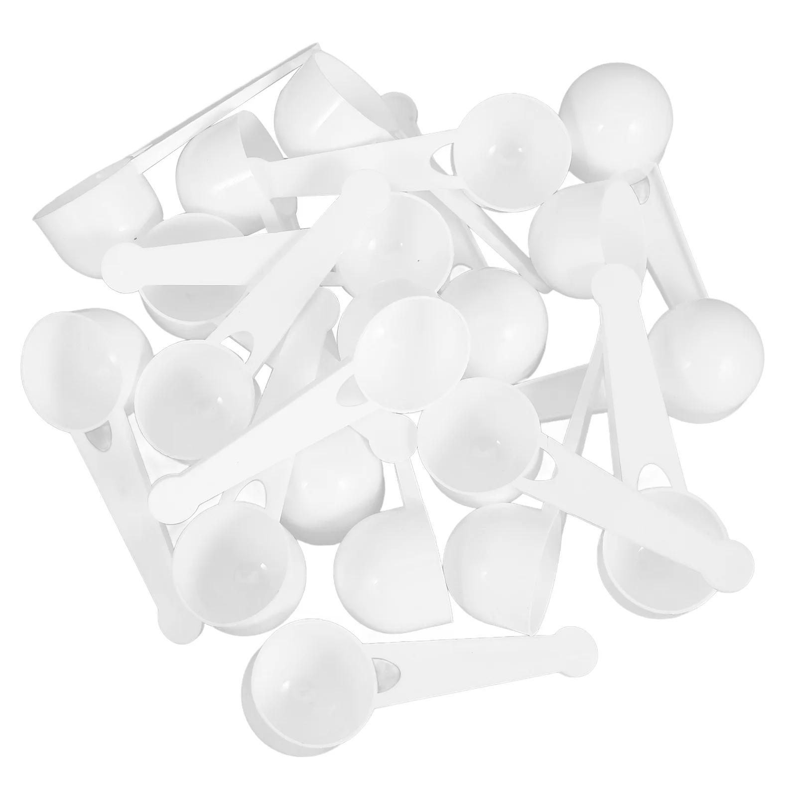 

20Pcs Stainless Steel Measuring Spoons Precise Powdered Milk Scoop Easy Clean Portable for Kitchen Baking Coffee Tea Formula 11G