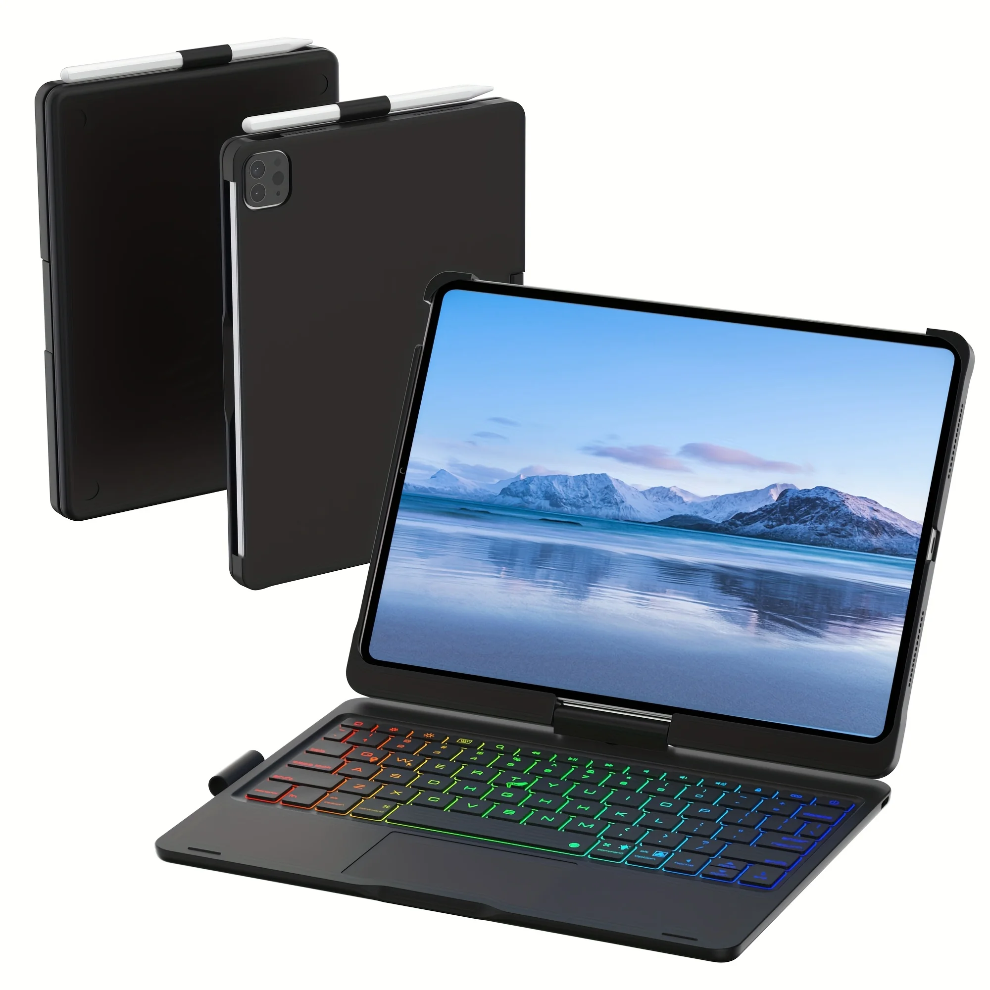 

TouchPad Keyboard Case for iPad 10th Generation&iPad 11th(A16,2025),iPad Air 11（M3,M2/iPad Pro 11 inch Keyboard&iPad Air 5th/Air