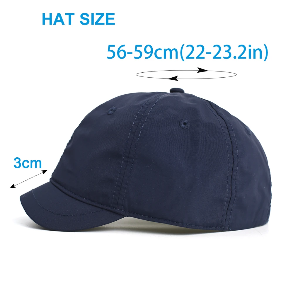 Spring Summer Outdoor Sport Short Brim Baseball Cap Men Women Dad Hat Adjustable Trucker Style Low Profile Caps Four Seasons