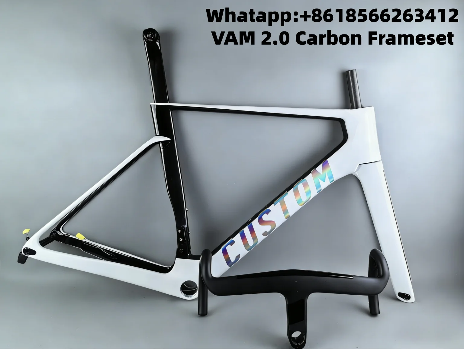 

2026 Hot Sale Ostro VAM 2.0 Disc Frameset Light Black Ultra Lightweight Carbon Fiber Road Bicycle Frame Black Custom Painting Lo