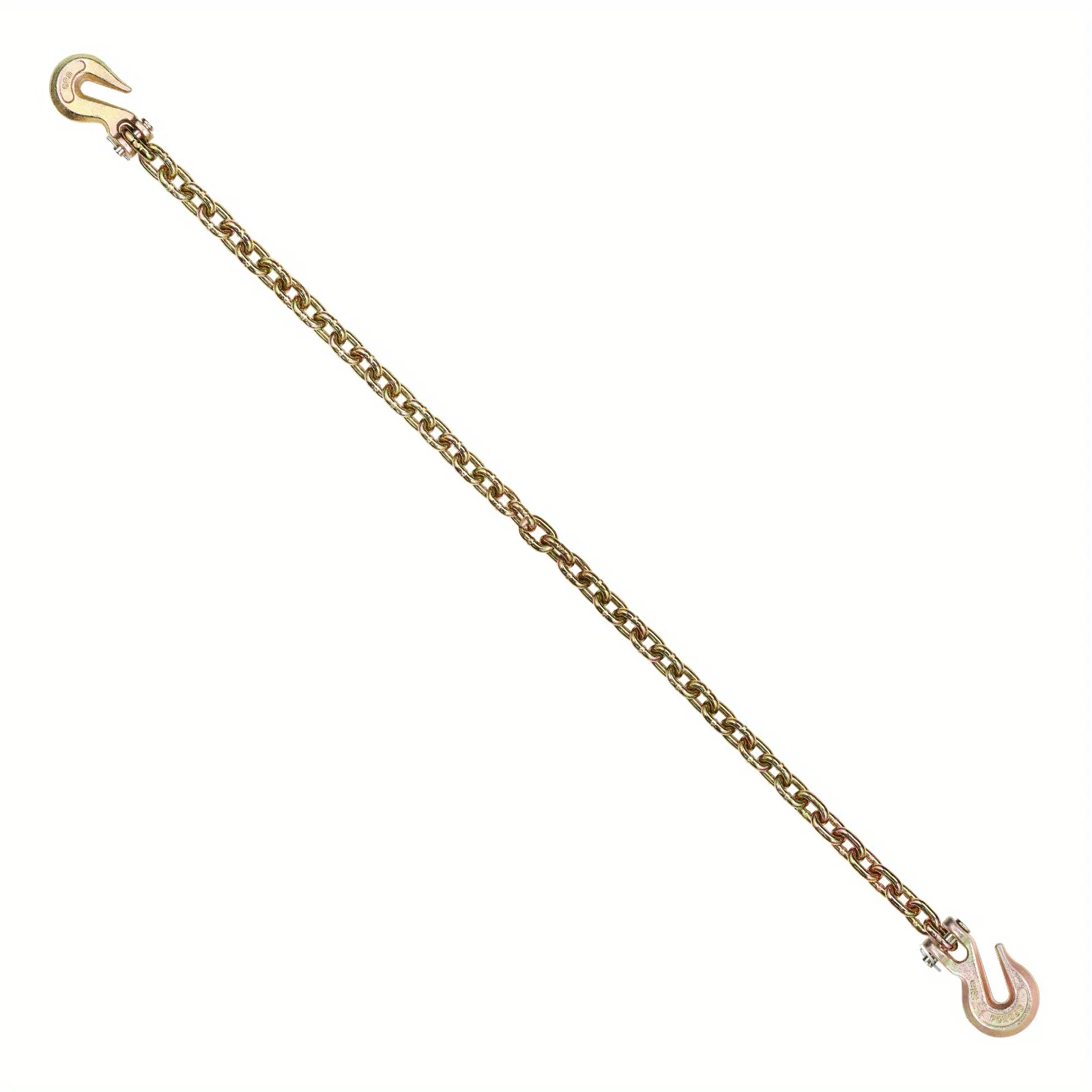 

Happybuy G80 5/16" X 10.3' 2pcs Transport Chain: 4900 Lbs SWL, Clevis Hooks, Heavy Duty, Transport/Towing Tasks