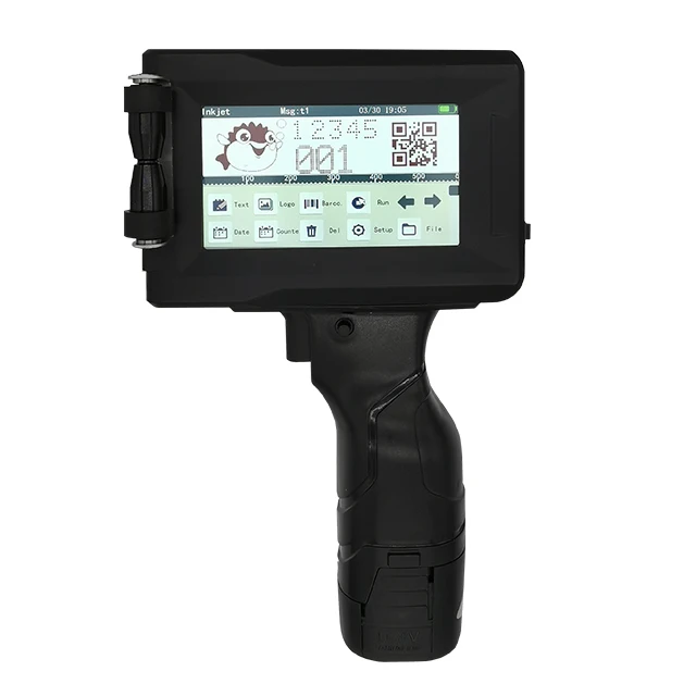 High Quality Thermal Inkjet Portable Expiry Date Hand Jet Batch Coding Machine Handheld Hand Held Inkjet Printer