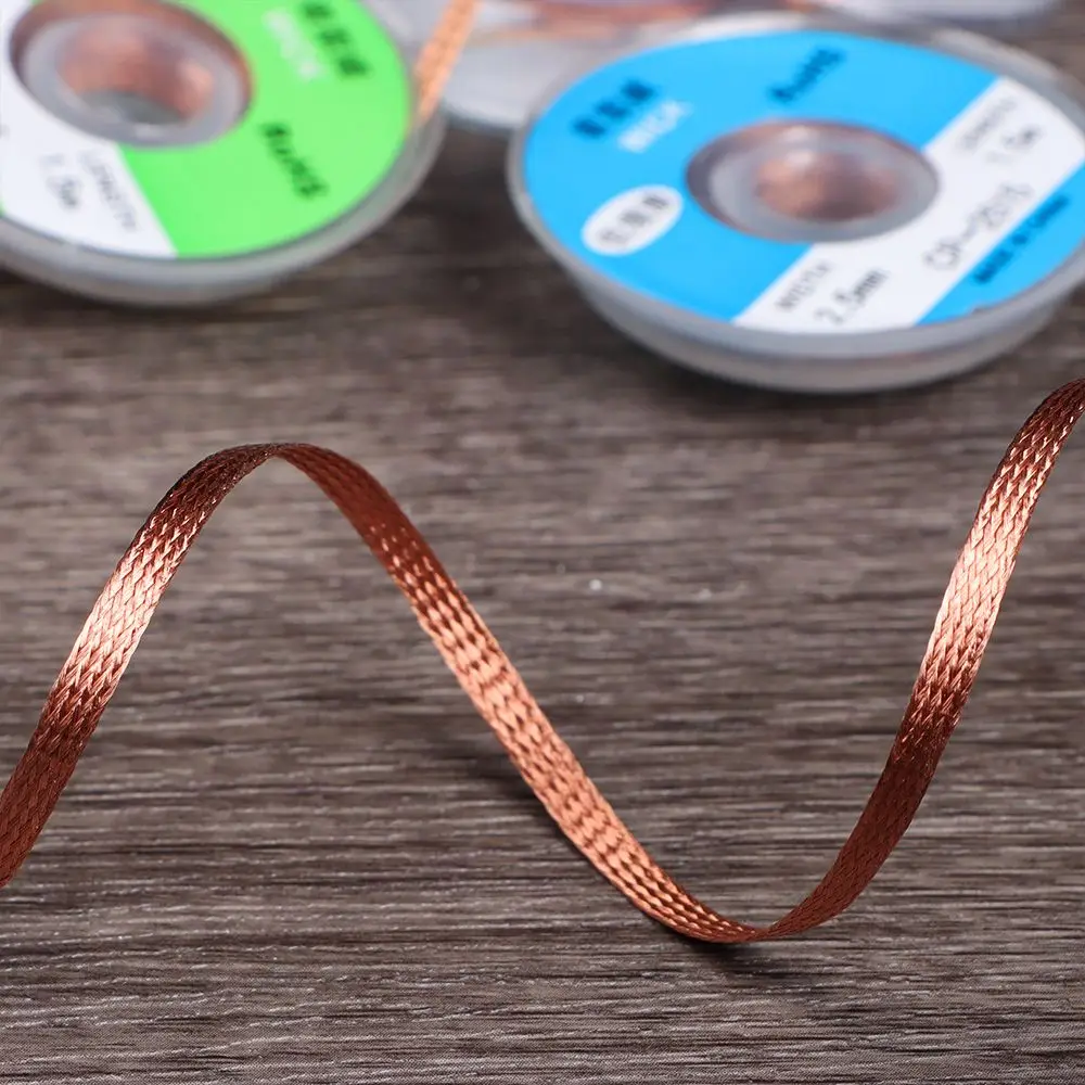 Cleaning Welding Tool Tin Solder Removal Copper Solde Wire Soldering Wick Desoldering Braid Tape