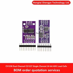 CS1238 Dual-Channel CS1237 Single-Channel 24-bit ADC On-Board TL431 External Reference Chip Load Cell Module