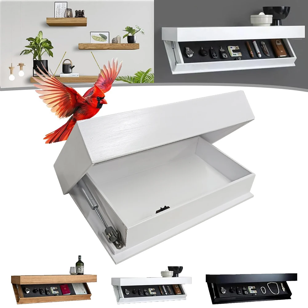 

Деревянная волшебная полка-трансформер со скрытым отделением, настенная скрытая полка для домашнего декора