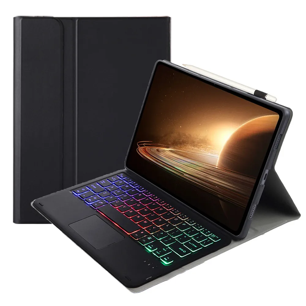 

Магнитный чехол Teclado для OPPO Pad 2 OnePlus Pad 11,61 дюйма, 2023, съемный чехол для сенсорной клавиатуры с подсветкой, русский испанский