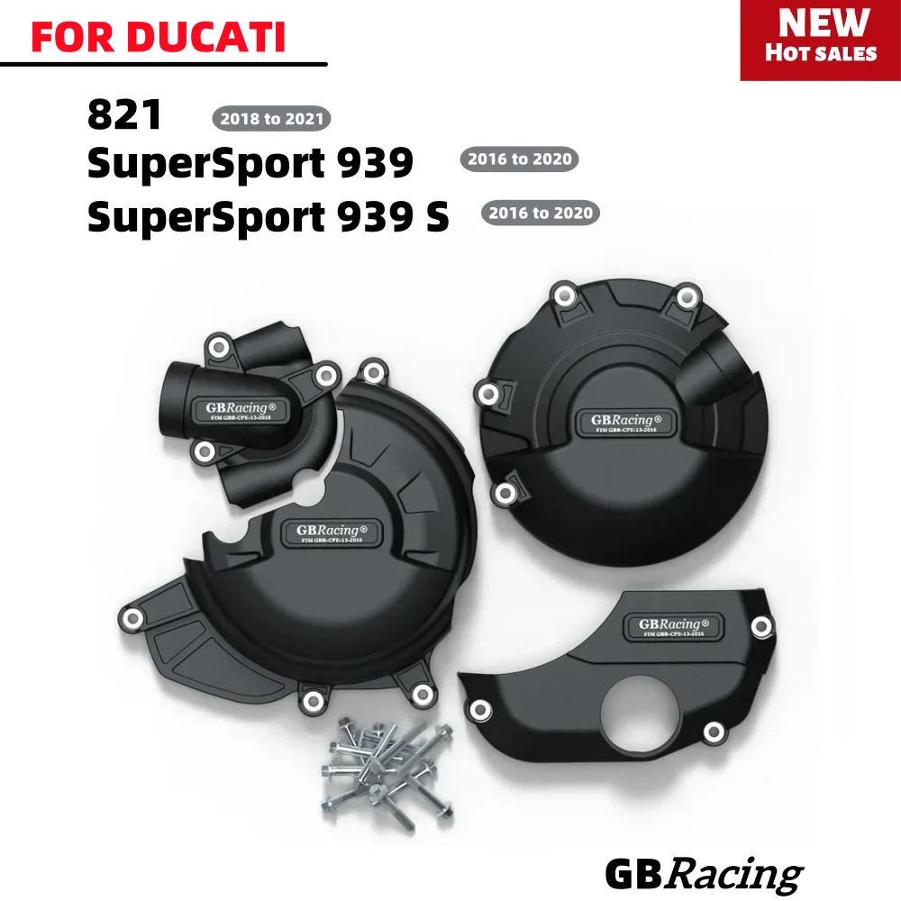 

GB Racing MONSTER 821 2018-2021 For DUCATI Body and Frame Motorcycle Parts Clutch Pulse Protective Cover, Engine Protective Cove